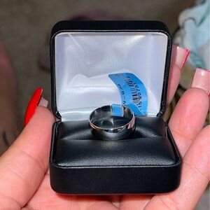 White Gold Men's Ring